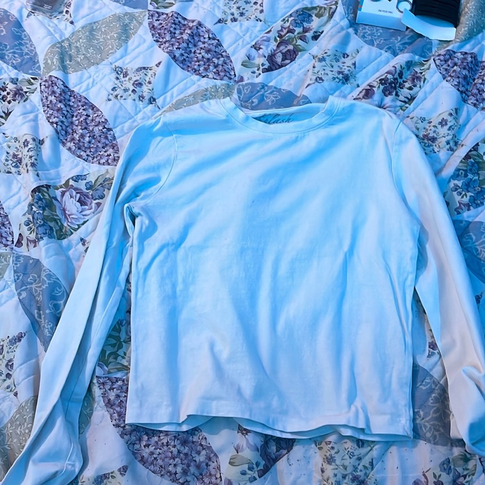 A white long sleeve
